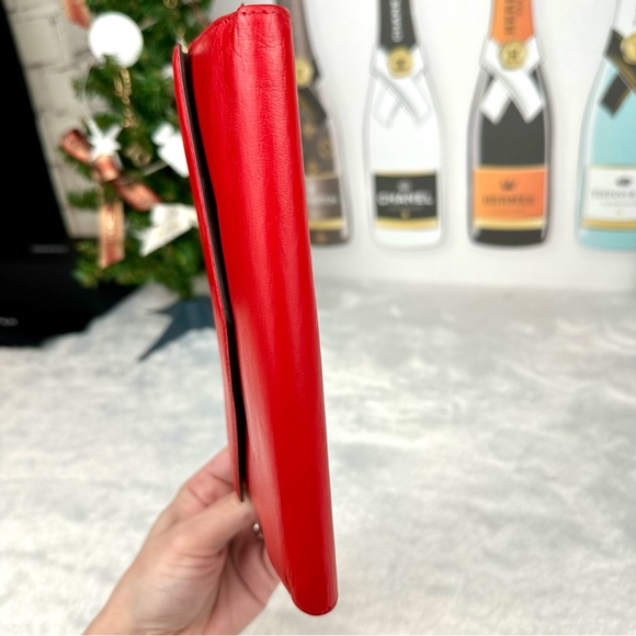 Cartier Red Leather long wallet bifold - Picture 5 of 13